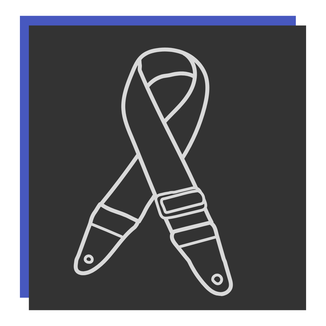 Correias e Alças de violão, guitarras e baixos