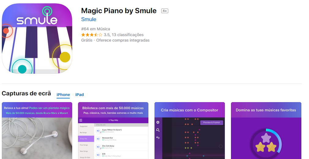 Magic Piano by Smule IOS