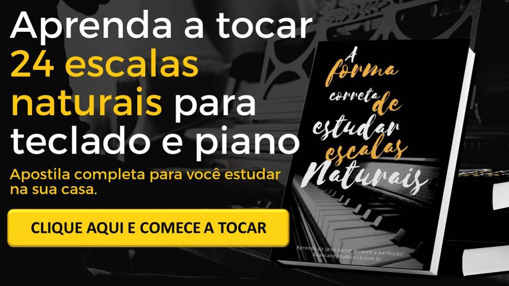 Aprender a tocar Escalas para teclado e piano