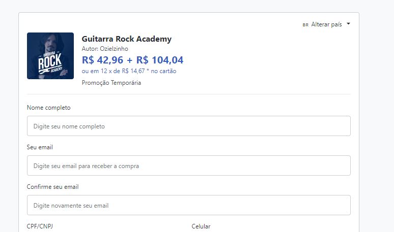 Curso Guitarra Rock Academy Ozielzinho