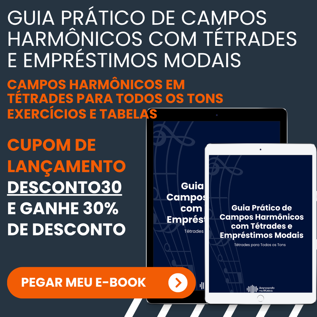 Guia Prático de Campos Harmônicos com Tétrades e Empréstimos Modais Banner