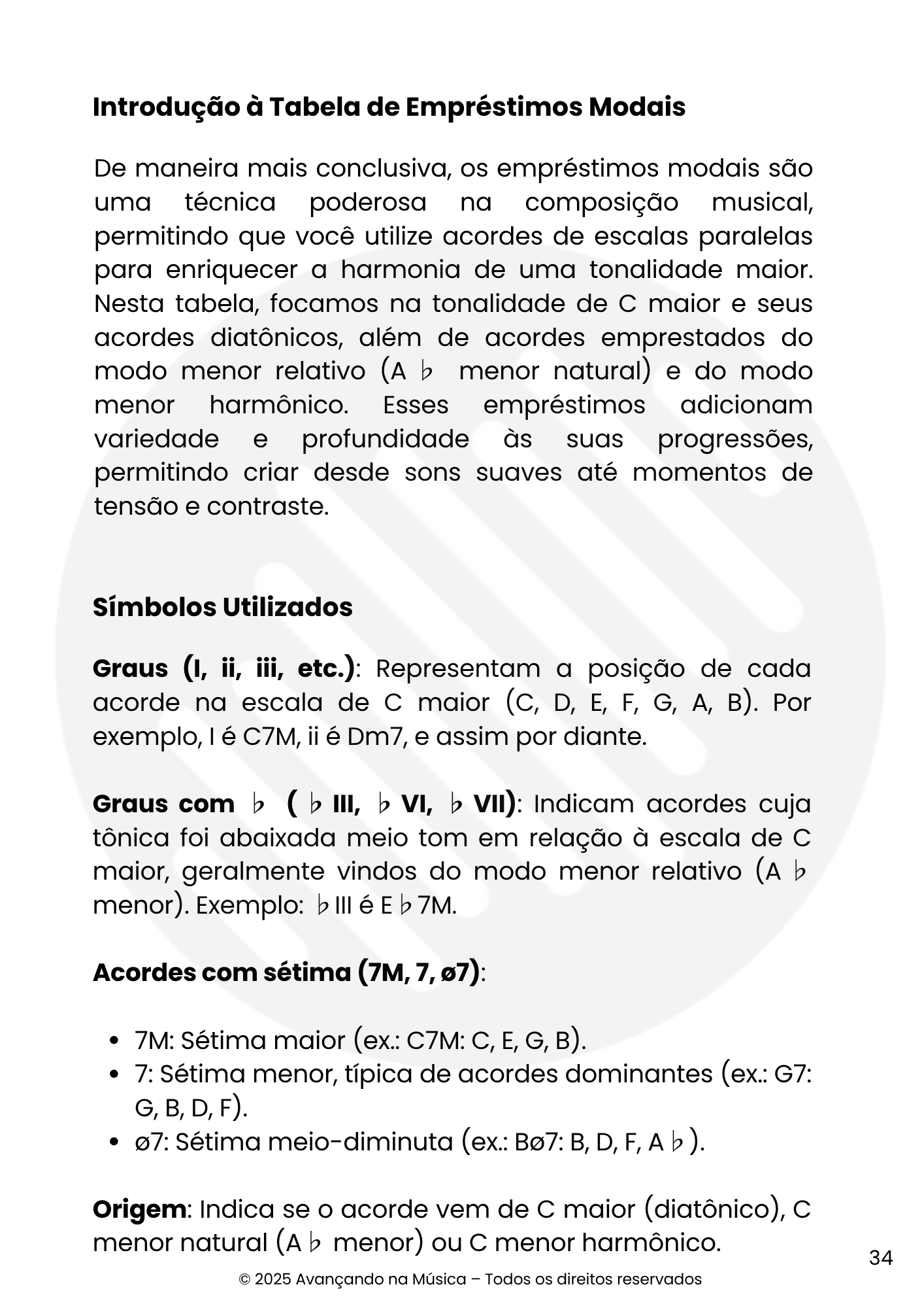 Guia Prático de Campos Harmônicos com Tétrades e Empréstimos Modais (2)
